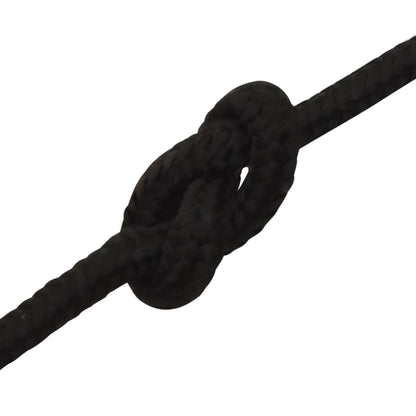 Berkfield Work Rope Black 3 mm 100 m Polyester