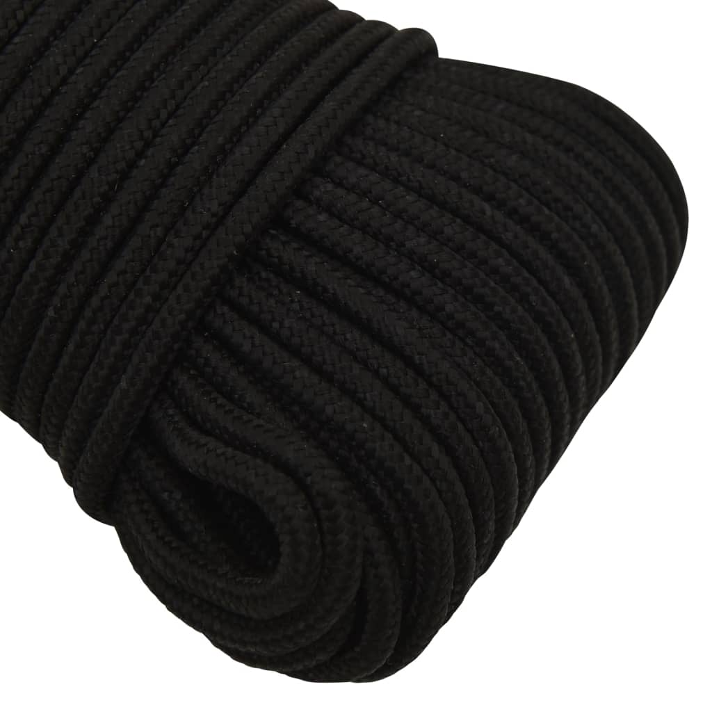 Berkfield Work Rope Black 3 mm 250 m Polyester