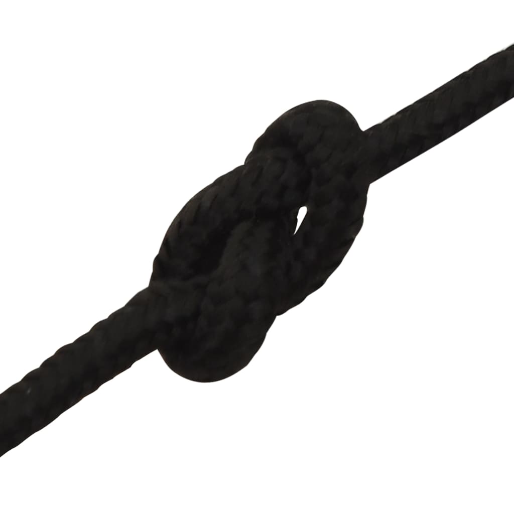 Berkfield Work Rope Black 3 mm 250 m Polyester