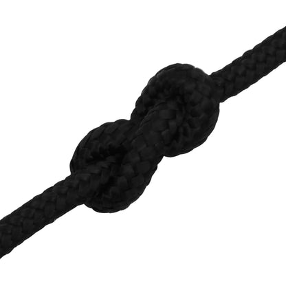 Berkfield Work Rope Black 6 mm 500 m Polyester