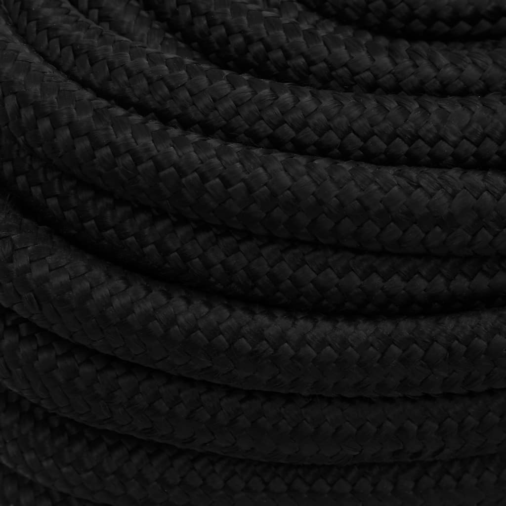 Berkfield Work Rope Black 20 mm 25 m Polyester