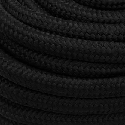 Berkfield Work Rope Black 20 mm 25 m Polyester