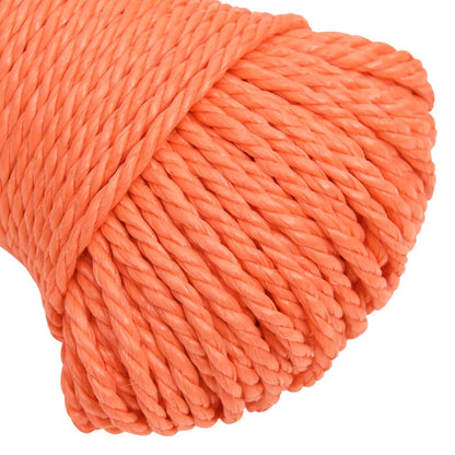 Berkfield Work Rope Orange 6 mm 50 m Polypropylene