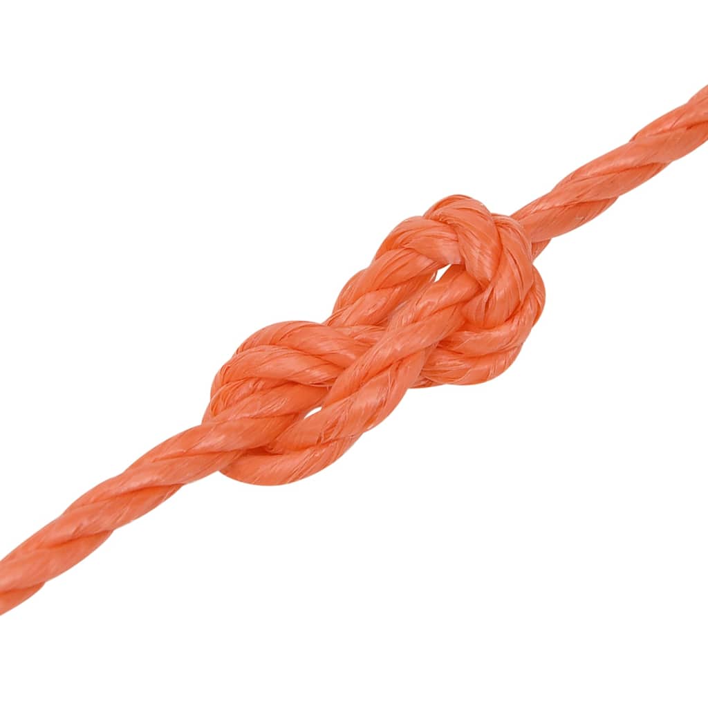 Berkfield Work Rope Orange 6 mm 50 m Polypropylene