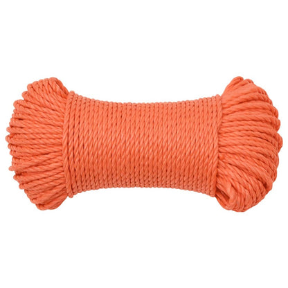 Berkfield Work Rope Orange 6 mm 250 m Polypropylene