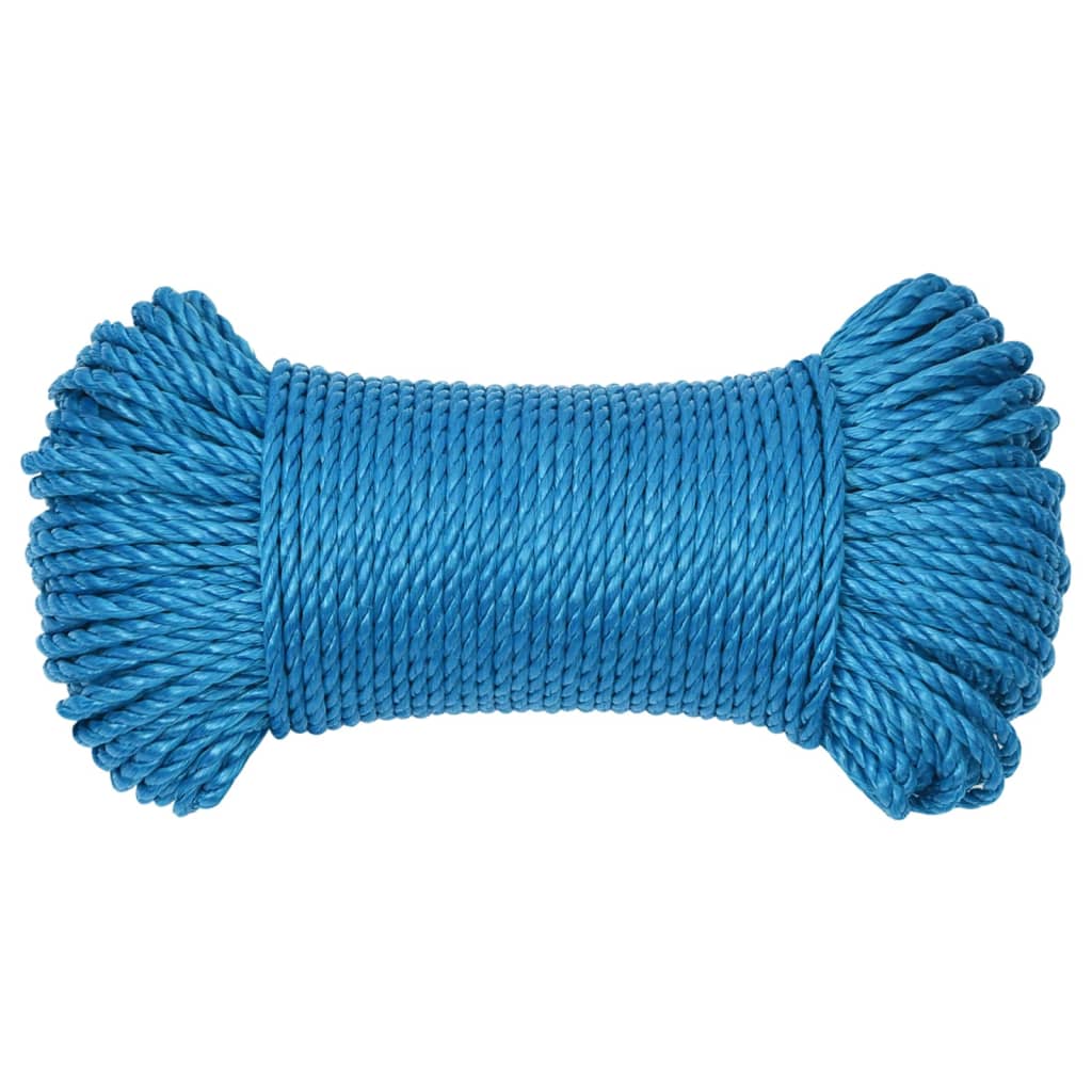 Berkfield Work Rope Blue 8 mm 250 m Polypropylene