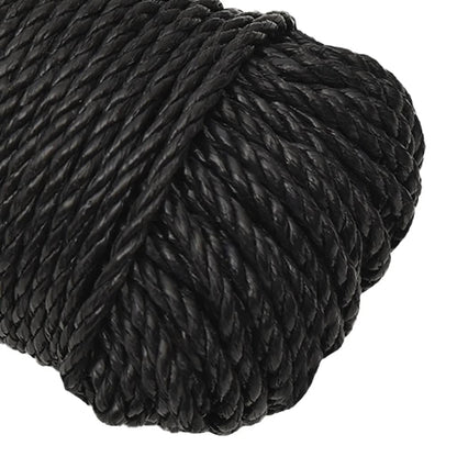 Berkfield Work Rope Black 3 mm 100 m Polypropylene
