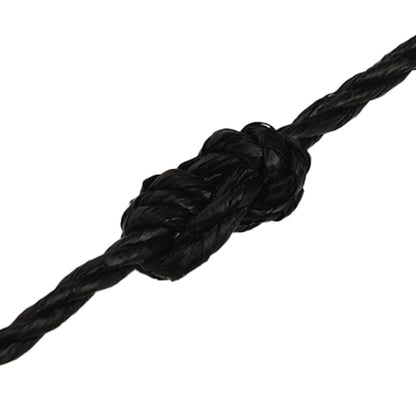 Berkfield Work Rope Black 6 mm 250 m Polypropylene