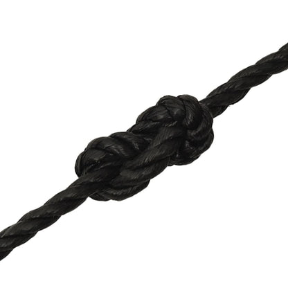 Berkfield Work Rope Black 10 mm 50 m Polypropylene