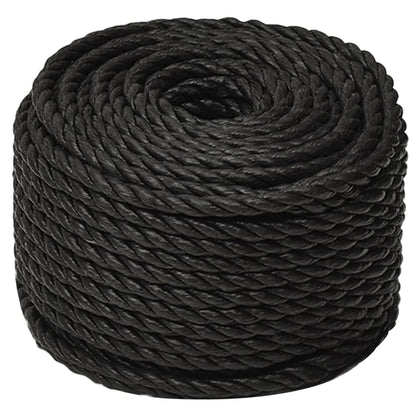 Berkfield Work Rope Black 12 mm 250 m Polypropylene