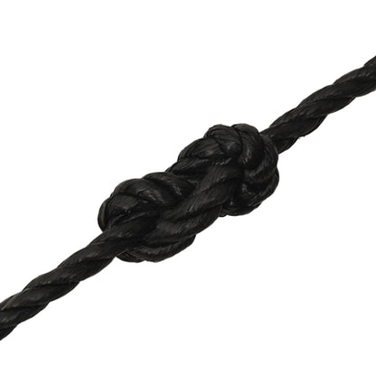 Berkfield Work Rope Black 12 mm 250 m Polypropylene