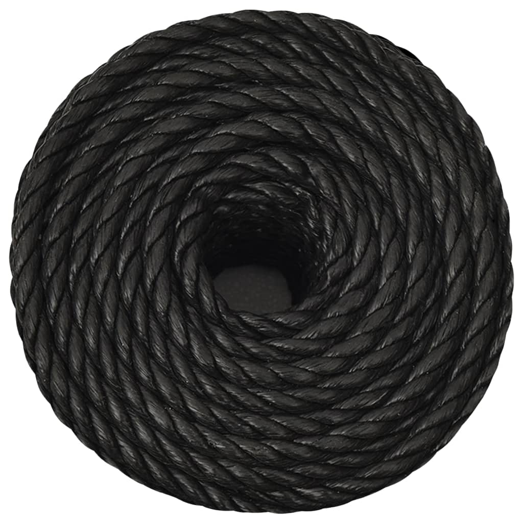 Berkfield Work Rope Black 16 mm 25 m Polypropylene