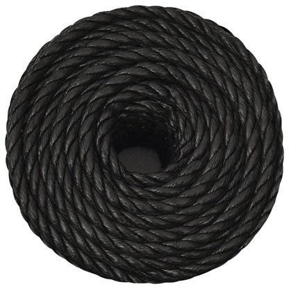 Berkfield Work Rope Black 16 mm 100 m Polypropylene