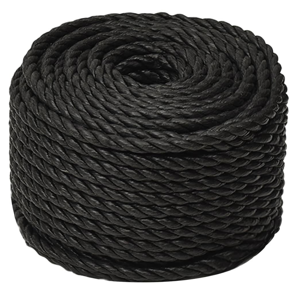 Berkfield Work Rope Black 24 mm 50 m Polypropylene