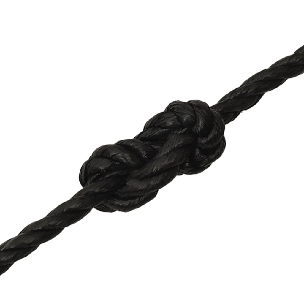 Berkfield Work Rope Black 24 mm 50 m Polypropylene