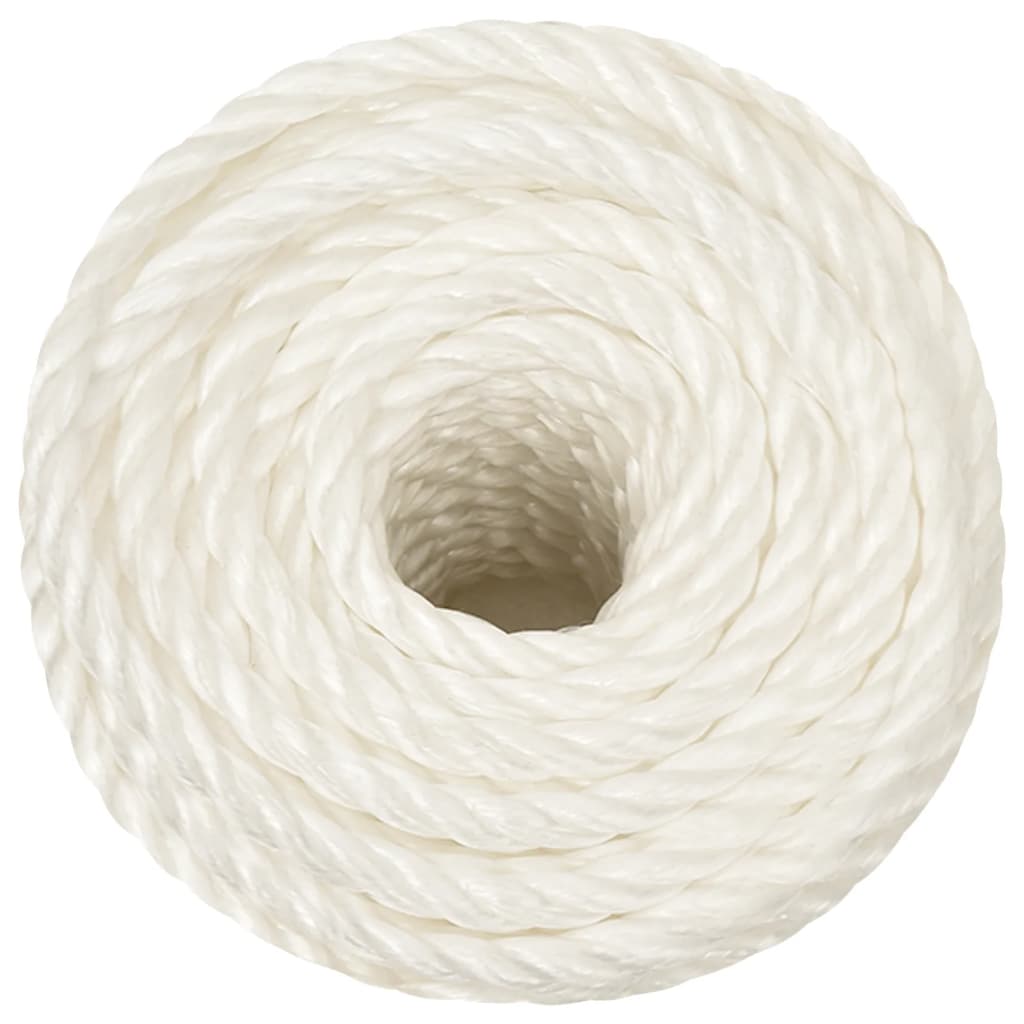 Berkfield Work Rope White 10 mm 25 m Polypropylene