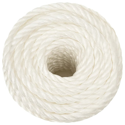 Berkfield Work Rope White 10 mm 25 m Polypropylene