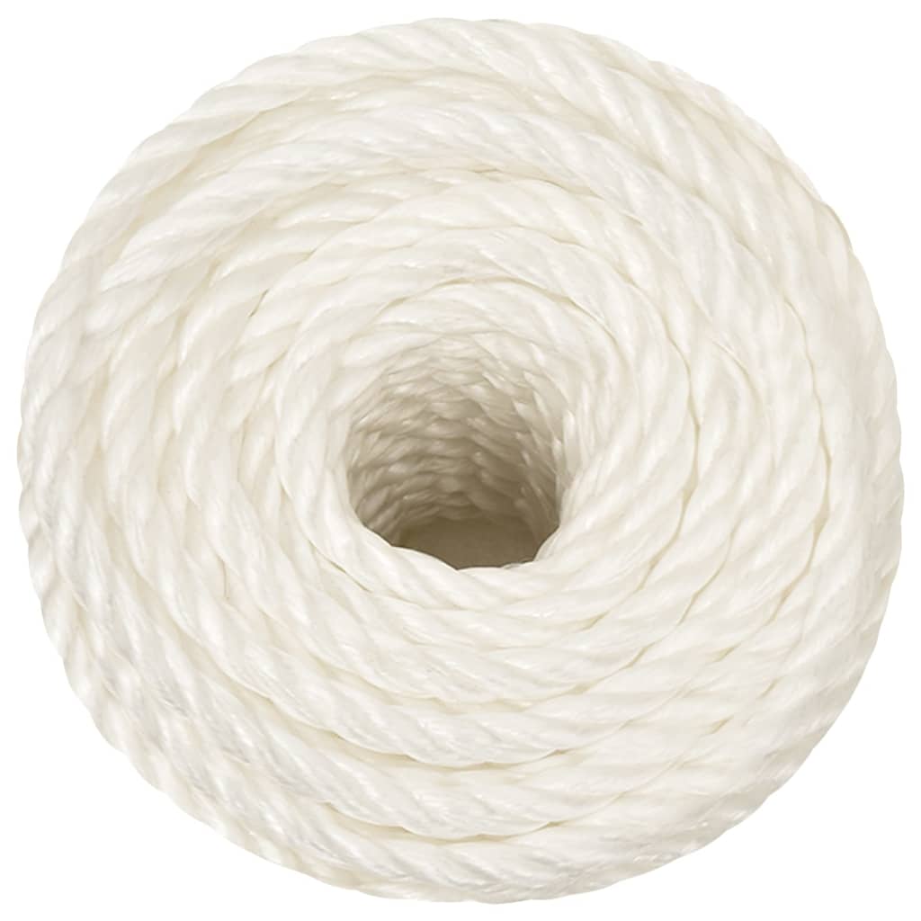 Berkfield Work Rope White 12 mm 500 m Polypropylene