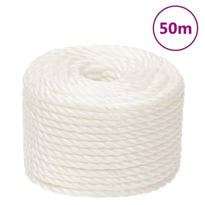 Berkfield Work Rope White 16 mm 50 m Polypropylene