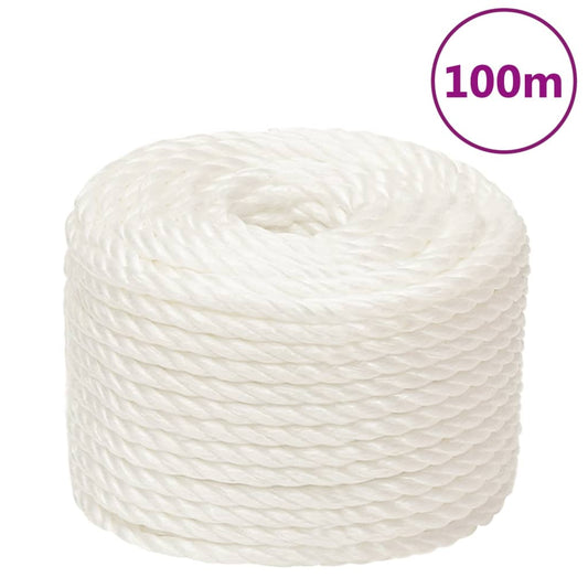 Berkfield Work Rope White 20 mm 100 m Polypropylene