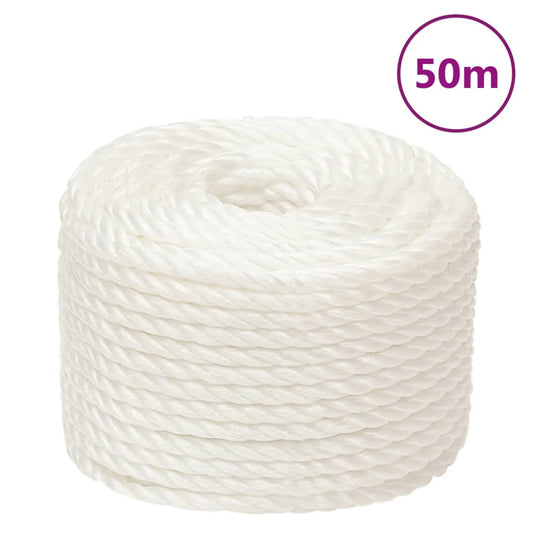 Berkfield Work Rope White 24 mm 50 m Polypropylene