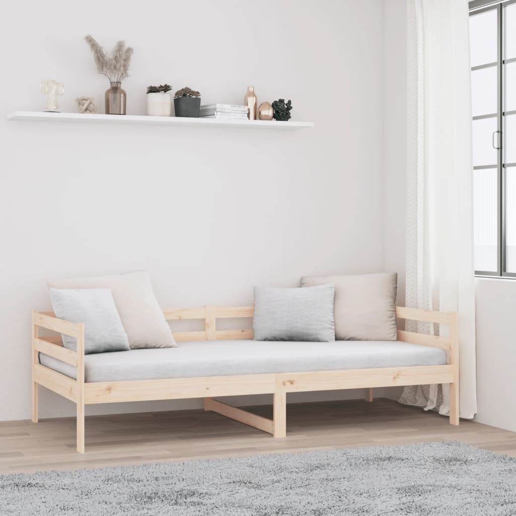 Berkfield Day Bed 90x190 cm Solid Wood Pine