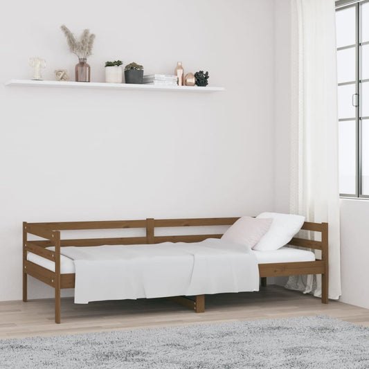 Berkfield Day Bed Honey Brown 80x200 cm Solid Wood Pine
