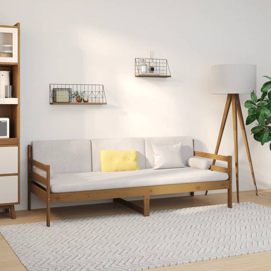 Berkfield Day Bed Honey Brown 80x200 cm Solid Wood Pine