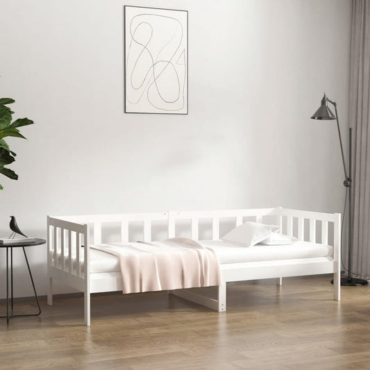 Berkfield Day Bed White 80x200 cm Solid Wood Pine