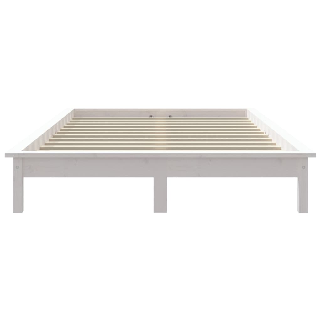 Berkfield Bed Frame White 120x200 cm Solid Wood Pine