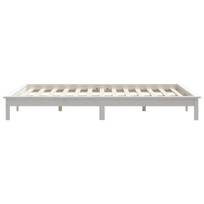 Berkfield Bed Frame White 120x200 cm Solid Wood Pine