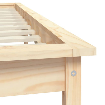 Berkfield Bed Frame 180x200 cm Super King Size Solid Wood Pine