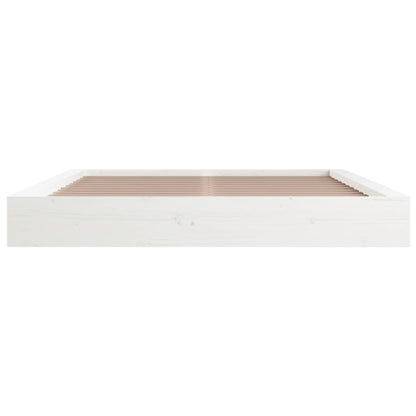 Berkfield Bed Frame White 160x200 cm Solid Wood