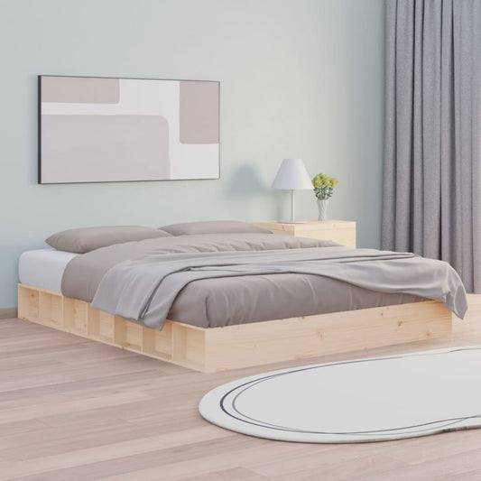 Berkfield Bed Frame 140x200 cm Solid Wood