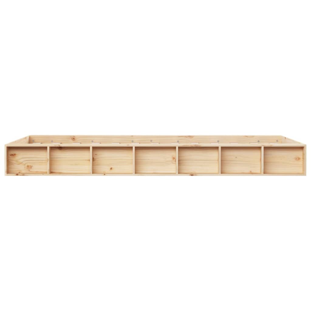 Berkfield Bed Frame 90x190 cm Single Solid Wood
