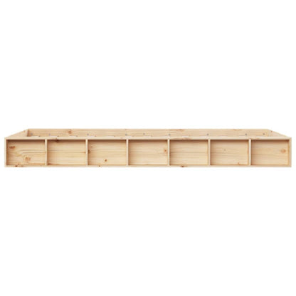 Berkfield Bed Frame 90x190 cm Single Solid Wood