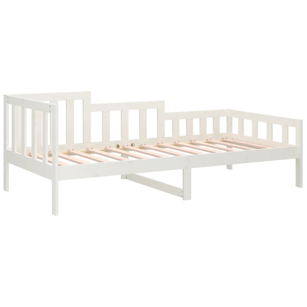 Berkfield Day Bed White 80x200 cm Solid Wood Pine