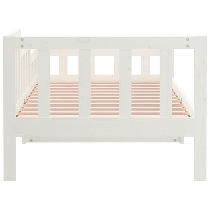 Berkfield Day Bed White 80x200 cm Solid Wood Pine