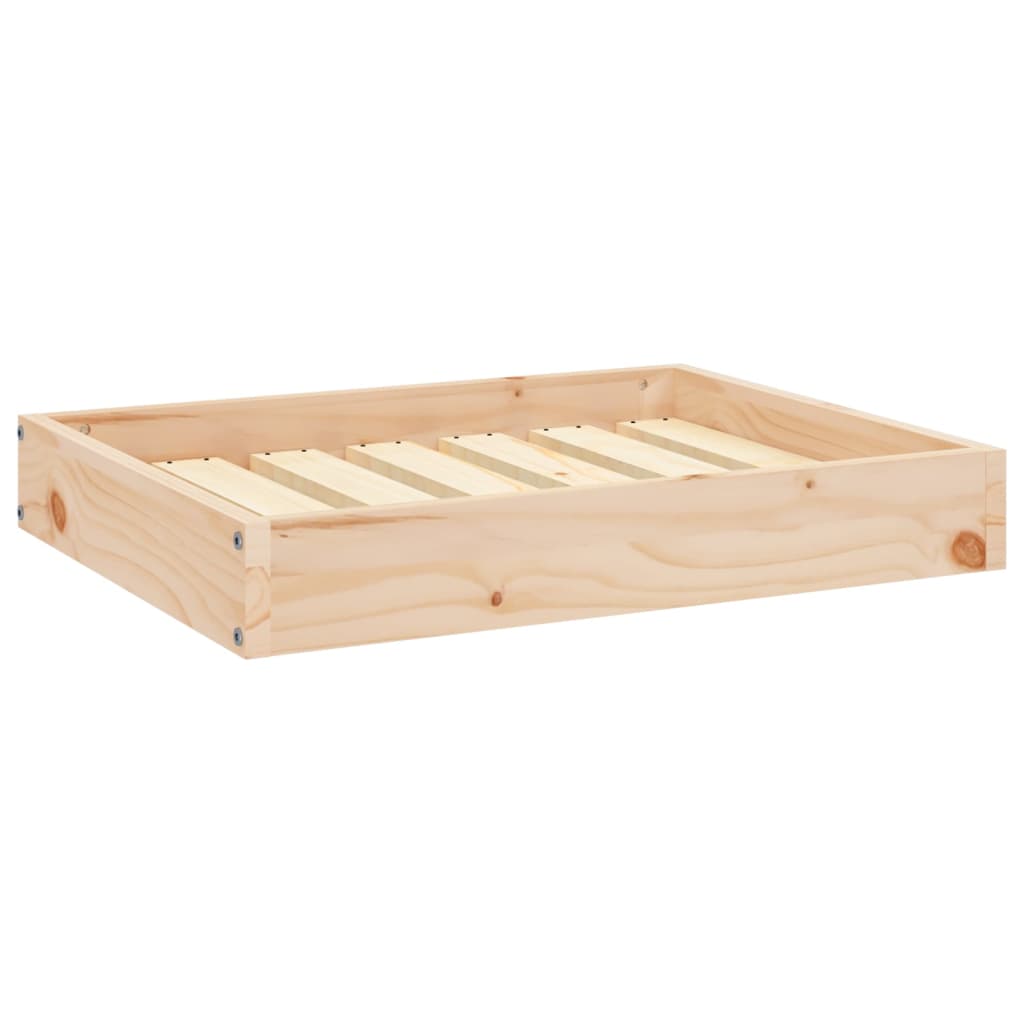 Berkfield Dog Bed 61.5x49x9 cm Solid Wood Pine