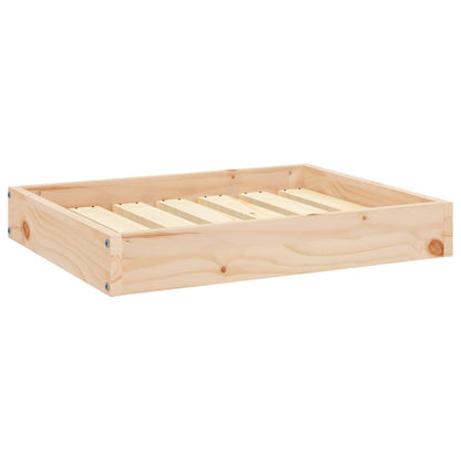 Berkfield Dog Bed 61.5x49x9 cm Solid Wood Pine