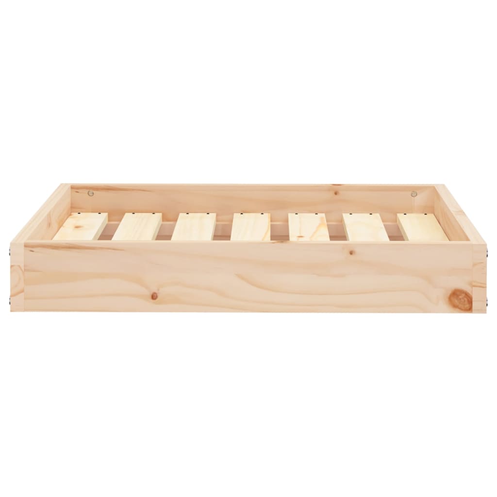 Berkfield Dog Bed 61.5x49x9 cm Solid Wood Pine
