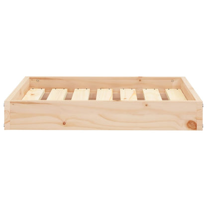 Berkfield Dog Bed 61.5x49x9 cm Solid Wood Pine