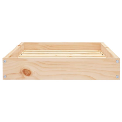 Berkfield Dog Bed 61.5x49x9 cm Solid Wood Pine