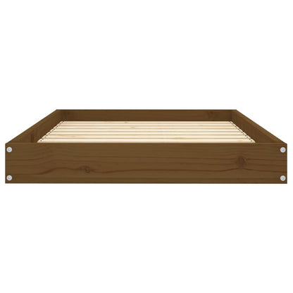 Berkfield Dog Bed Honey Brown 91.5x64x9 cm Solid Wood Pine