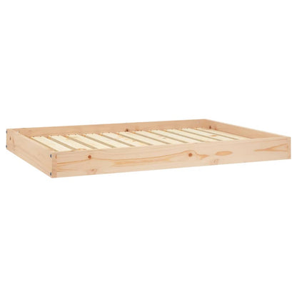 Berkfield Dog Bed 101.5x74x9 cm Solid Wood Pine