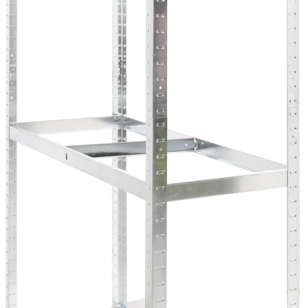 Berkfield 2-Layer Tire Racks 2 pcs Silver 110x40x180 cm Steel