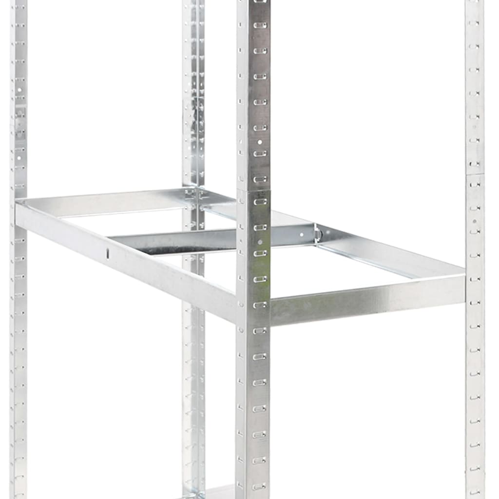 Berkfield 3-Layer Tire Racks 2 pcs Silver 110x40x200 cm Steel