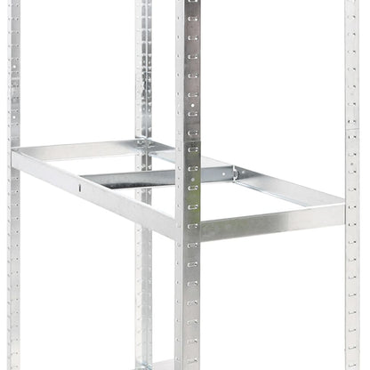 Berkfield 3-Layer Tire Racks 2 pcs Silver 110x40x200 cm Steel