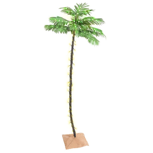 Berkfield LED Palm Tree Warm White 136 LEDs 220 cm