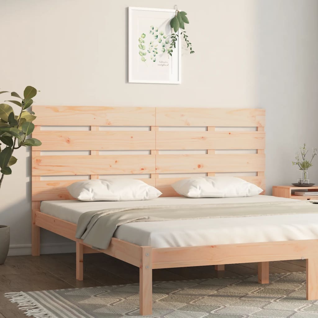 Berkfield Headboard 120x3x80 cm Solid Wood Pine